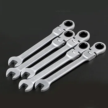 

12Pcs Ratchet wrench Flexible Spanner Hand Tools Replacement Accessories