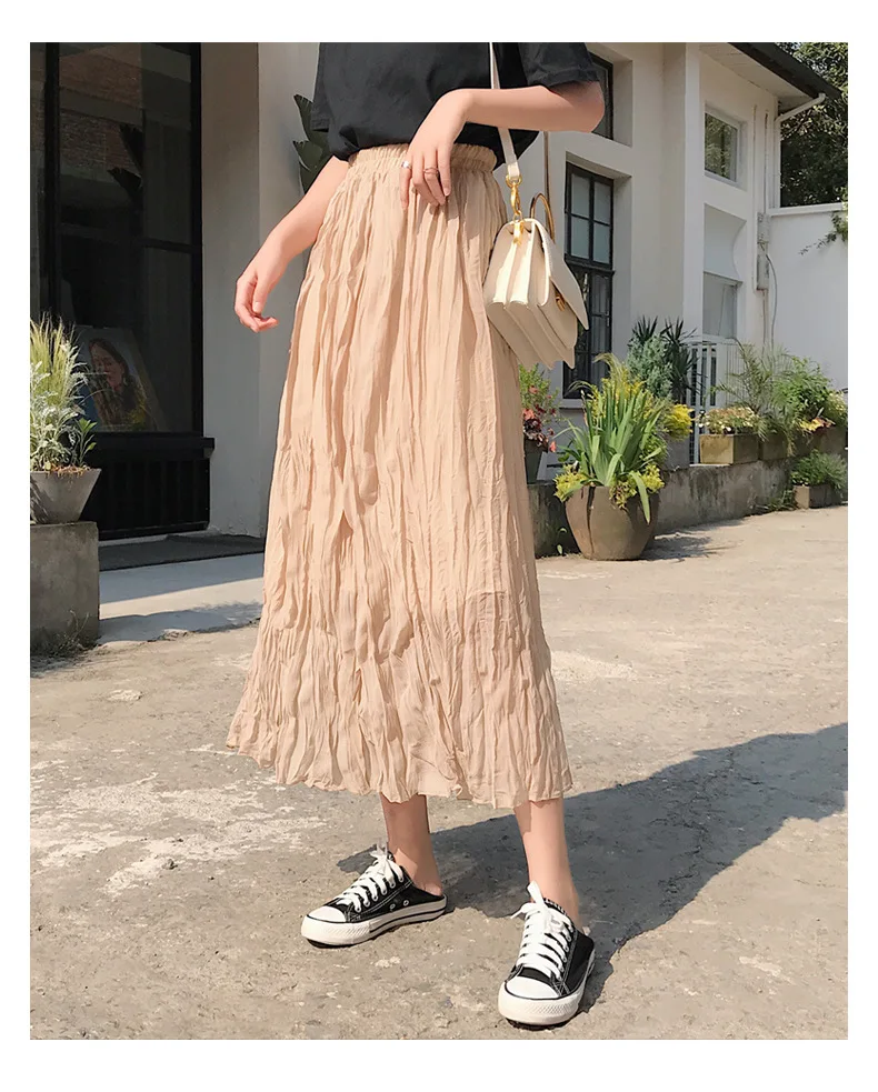 Wrinkled Skirt