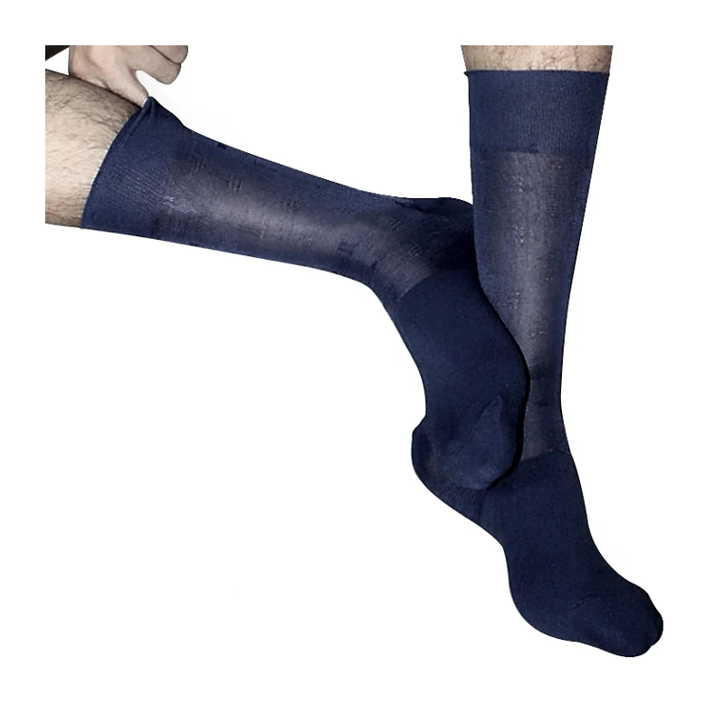 高品質薄型薄手のメンズソックスレザーシューズフォーマルドレス靴下光沢のあるシルクホースセクシーなゲイコレクションフェチ海軍 Men Socks Sheer Mens Socksquality Socks Aliexpress