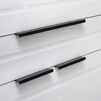 

Hidden Cabinet Pulls Aluminum Alloy Kitchen Cupboard Handles Drawer Knobs Furniture Handle Bedroom Hardware