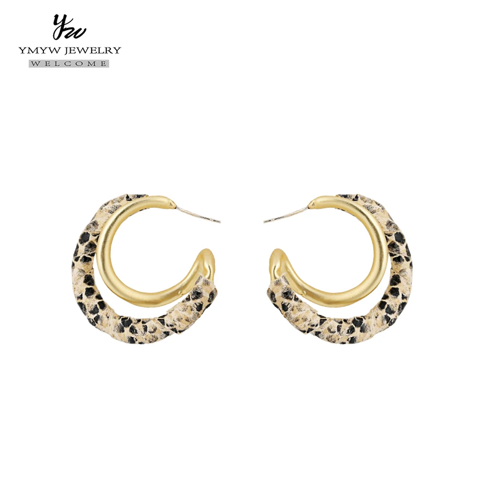 

YMYW 2019 Fashionable Personalized Chic Copper Earrings Snake Skin Charm Earrings for Women Girls Party Gift Oorbellen Kolczyki