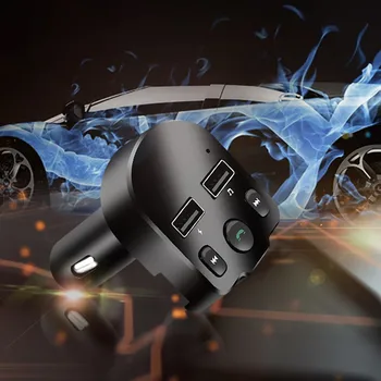 

Blueteoth Fm Transmitter For Car Wireless Fm Transmitter Radio Receiver Adapter Dual Usb Car Charging Ports Auto Products #yl10