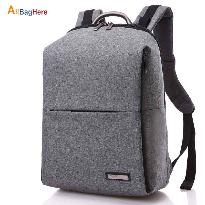 

Мужской деловой рюкзак для ноутбука 14 дюймов, повседневные Простые дорожные рюкзаки, мужские и женские многофункциональные вместительные водонепроницаемые сумки