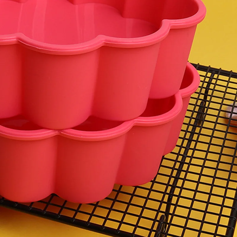 8 Inch Lace Baking Tray Silicone Round Cake Mold Bakery Silicone Molds Cake Mold Kitchen Tools Hot Selling Wholesale