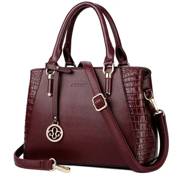 

2020 Luxury Fashion High Quality Women Leather Handbags Solid Genuine Leather Shoulder Messenger Bags Women Purse and Handbags