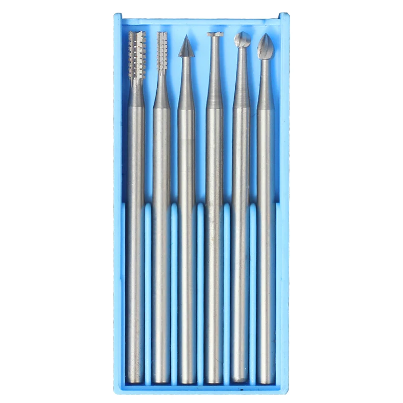 1 мм/1,4 мм/1,8 мм/2,3 мм ручка Вольфрамовая сталь фреза микро-резьба нож резка DIY ручные инструменты набор из 6 шт