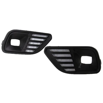 

DHBH-LED DRL Daytime Running Light Fog Lamp 12V Car Running Lights for Jeep Cherokee 2019 2020