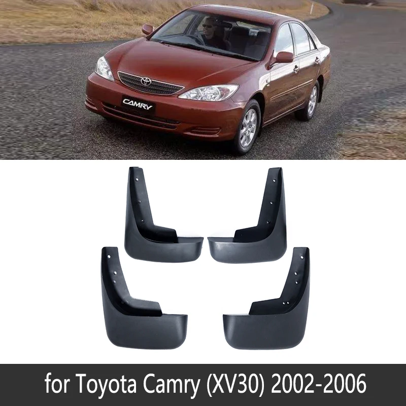 Брызговик для Toyota Camry XV20 XV30 XV40 XV50 XV70 20 30 40 50 70 1997~ Fender брызговик всплеск откидная крышка аксессуары - Название цвета: 2002-2006 XV30