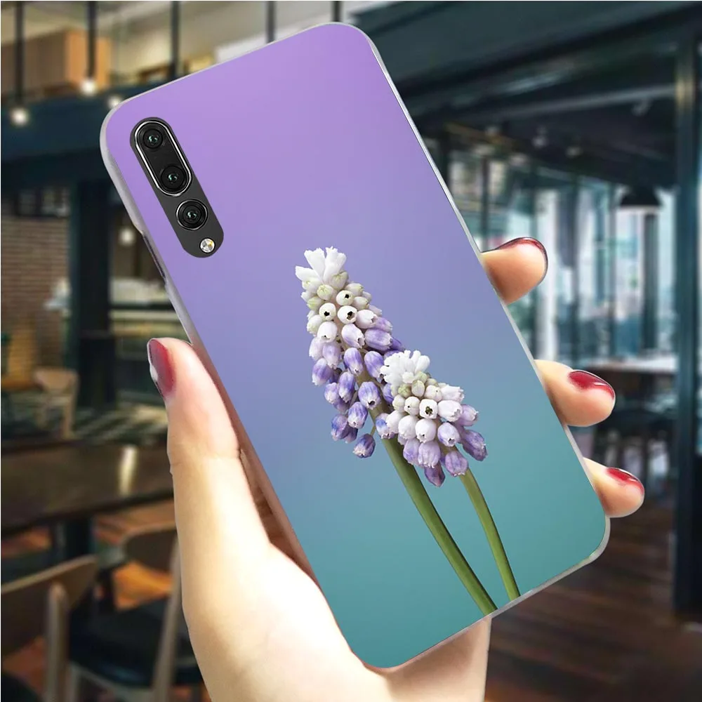 Чехол для телефона Huawei P Smart Z простой чехол с цветами лаванды P9 Lite Mini/2017 P10 20 30 Pro Mate