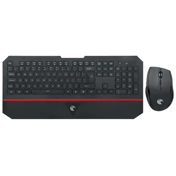 

CPI Ultrathin 2.4G Wireless Keyboard and Mouse Set LED Optical Backlight Gaming Mouse for Laptop PC 800/1200/1600/2000/2400 E780