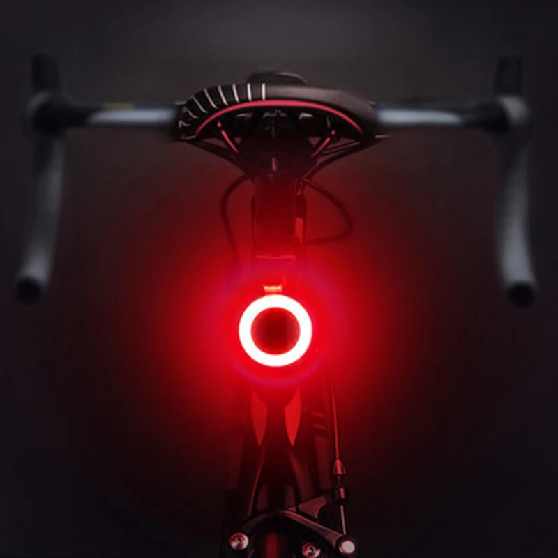 Silicone Cycling Bicycle Mountain Bike Tail Light Rear LED Warning Lamp 3 Modes