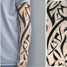 1 шт., растягивающиеся накладные временные тату-рукава, чулки для рук, дизайн тела, крутые мужские унисекс модные гетры для рук, лидер продаж, M167