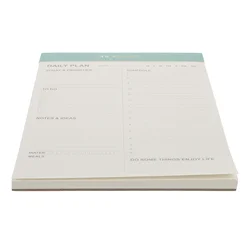 Cahier de notes Design imprimé, cahier de travail, liste de tâches, planificateur de Plan quotidien 
