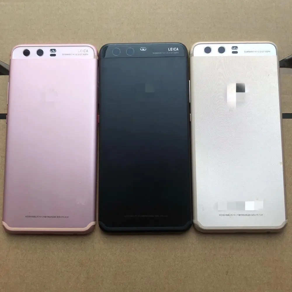 90% Новая Металлическая задняя крышка чехол для Huawei P10 задняя Корпус для P10 плюс Батарея покрывающая телефон по всей поверхности+ боковых кнопок+ Камера Стекло VTR-AL00 VTR-L09 VTR-L29