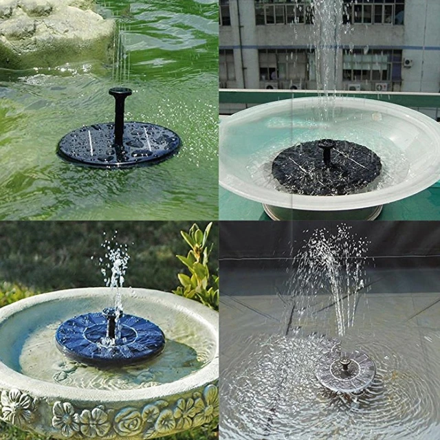 Kit de pompe à eau flottante pour bassin à poissons extérieur, fontaine  solaire, bain d'oiseaux, décoration de la maison et du jardin, 5 types -  AliExpress