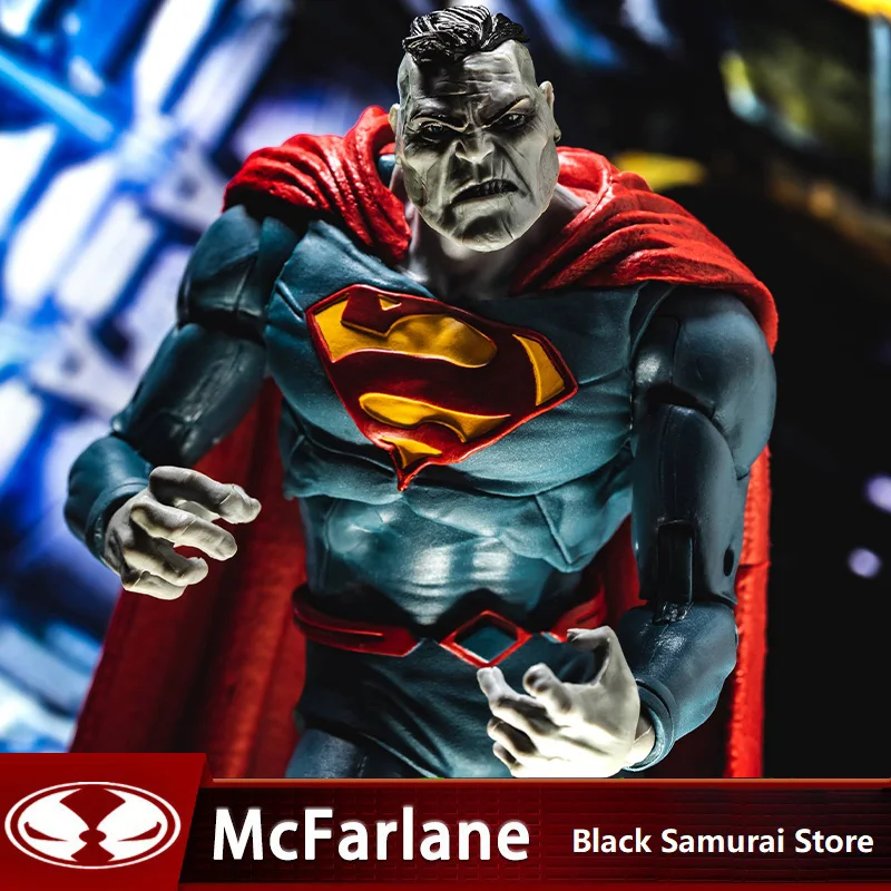 Аниме экшн-фигурки DC Comics McFarlane Bad Superman Bizarro 17 см коллекционные фигурки модель