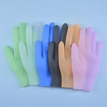 

1pair Reusable Silicone Gloves High Temperature Waterproof And Oil Resistant Laundry Dishwashing Kitchen Dish guantes de