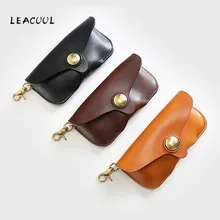 Чехол для очков из натуральной кожи, винтажные Жесткие очки ручной работы, аксессуары для солнцезащитных очков, чехол s, роскошная коробка для очков, сумка для мужчин и женщин