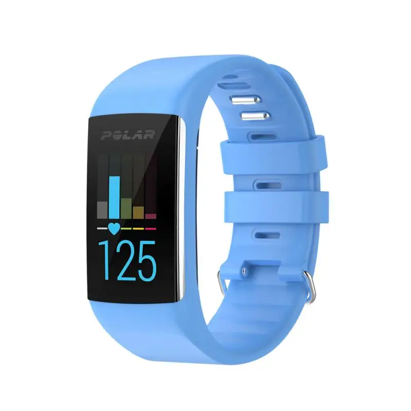 Silicone Replacement Watch Band Wrist Strap Buckle Wristband Watch Strap For Polar A360/ A370 Smart Bracelet