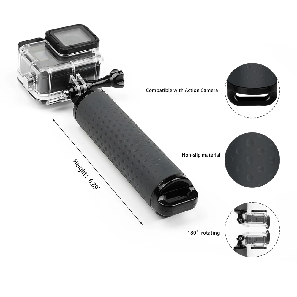 Водонепроницаемый плавающий ручной захват нескользящие спортивные поплавок для GoPro Hero 8 7 6 5 Sjcam Yi Lite 4K Аксессуары для экшн-камеры