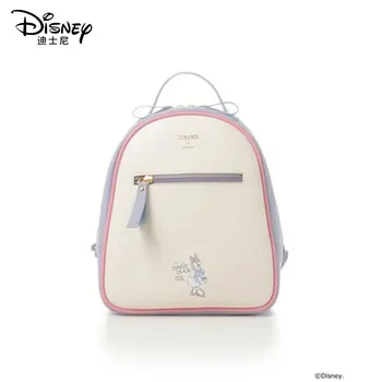 

Disney New Waterproof Travel Backpack Women Bag Clutch Donald Duck Daisy Women Leather Luxury Backpack Women Bags Designer
