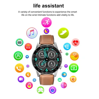 

PT95 Bluetooth Call Smart Watch Men Ecg PPG Heart Rate Monitoring IP68 Waterproof Smartwatch For Android IOS Fitness Tracker