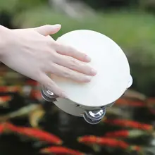 Двойной Тамбурин барабан детское музыкальное образование бубен круглый перкуссия