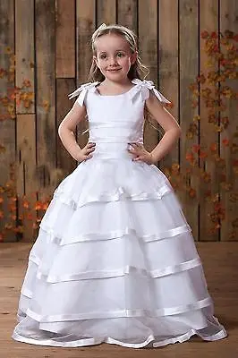 

free shipping 2016 new hot custom tenis infantil handmade ball gown fashion plus size white/ivory flower girl dresses
