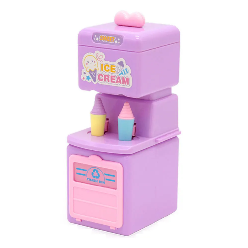 

Pretend-play House Toy Mini Ice Cream Maker Toys Simulation Machine Dessert Educational Cartoon Toy Brithday Gift for Girls Kids