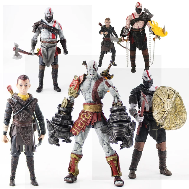 REOZIGN Ragnarok Figure, 20cm/7.9inch Kratos Father and Son Anime Character  Figures Model Collection Decorations Crafts Toy for Anime Fan