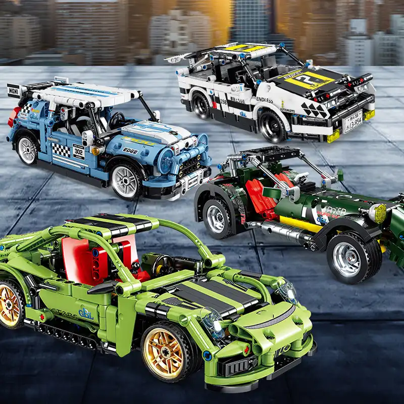 市ドイツ馬ロゴpors Gt2r5トヨタae86ミニpaceman Caterhamスーパー7レーシングスポーツカービルディングブロック車レンガおもちゃ Aliexpress