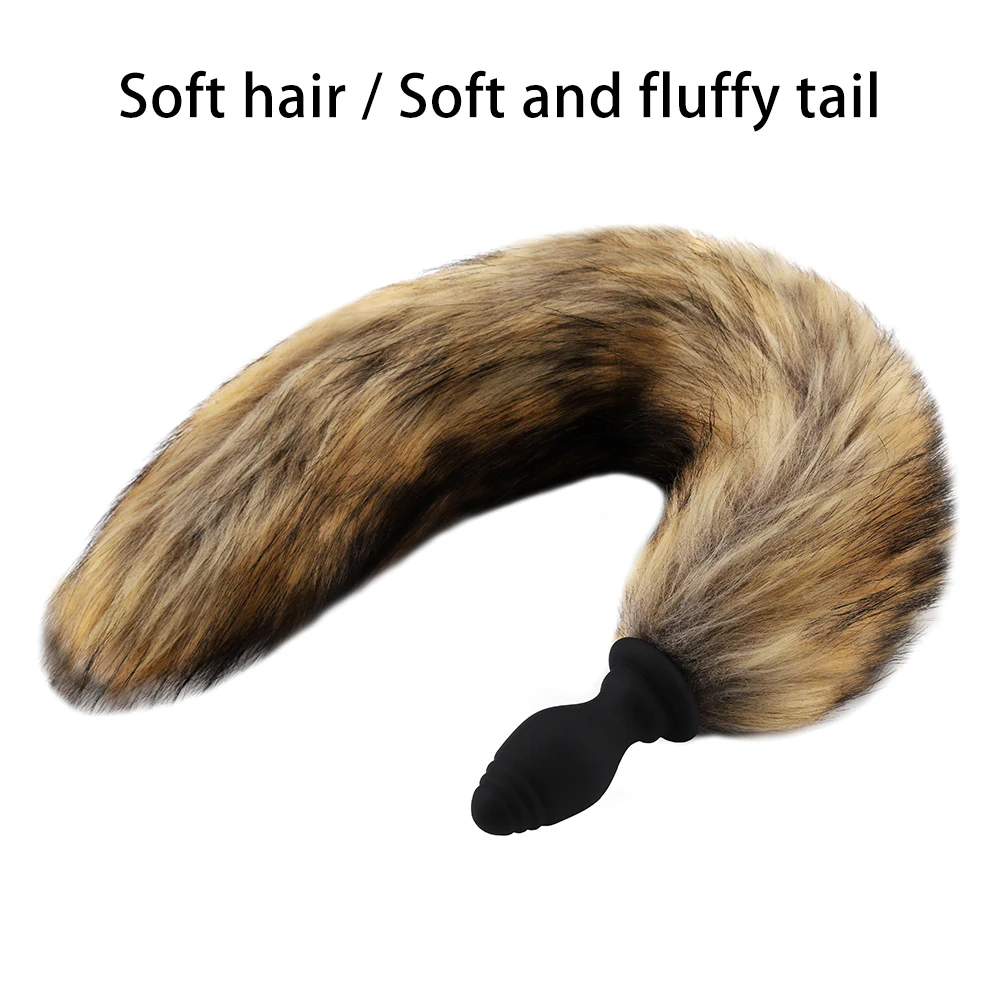 Remote Fox Wireless Tail Plug anale Giochi per adulti 10 velocità Vibrante Butt Plug Stimolatore ano per coppie F_voghion.com