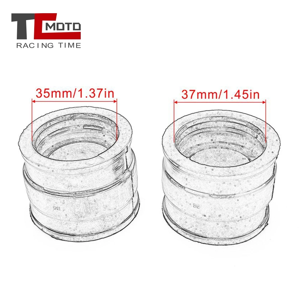4x Vergaser Gummi Adapter - Für Honda CB650 1979-1982 - Ansaugkrümmer Ersatz