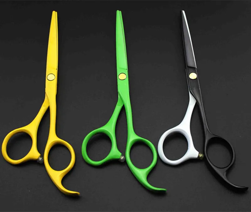 Professionelle Japan 440c 5,5 ''Farbe haar schere set haarschnitt scissor verdünnung barber makas schneiden scheren friseur schere – Detail 7