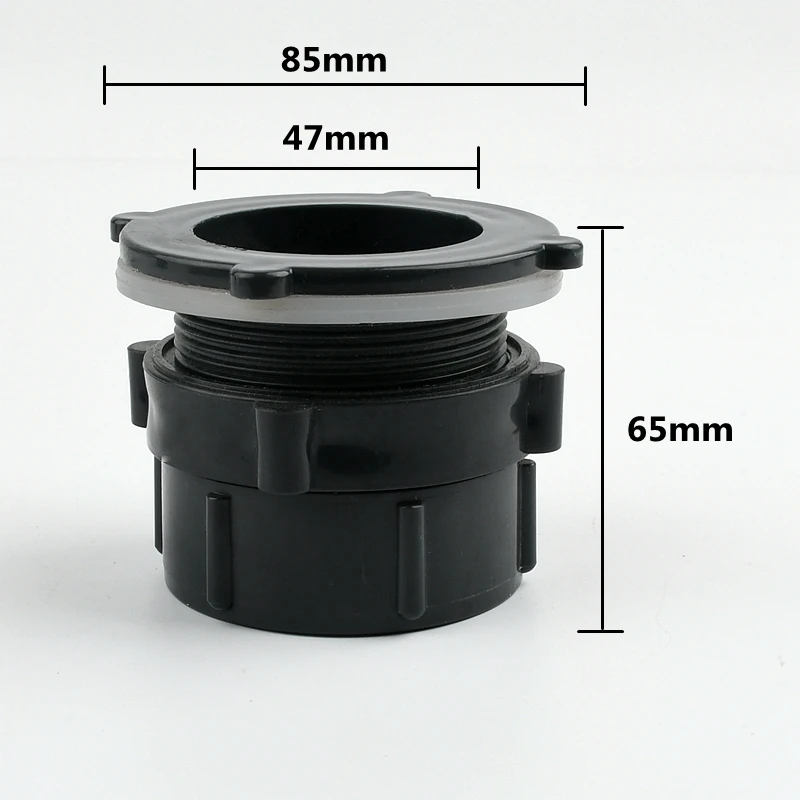 1Pcs Aquarium Fish Tank Water Level Plug Manual Drainage Garden Landscape Drainage Adapter Water Bucket Bulkhead Fitting