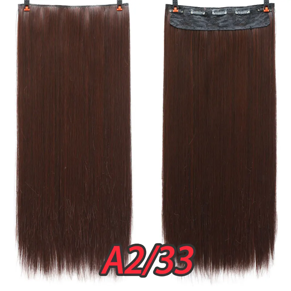 Pageup длинные прямые заколки для наращивания волос высокотемпературные волокна различных цветов Синтетические Искусственные волосы для женщин