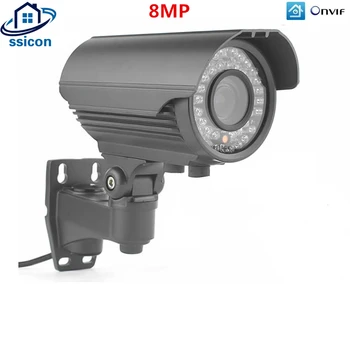 

4K IP Camera 8MP Outdoor Video Surveillance Waterproof 2.8-12mm Manual Zoom Lens IR Night Vision Security Cameras ONVIF