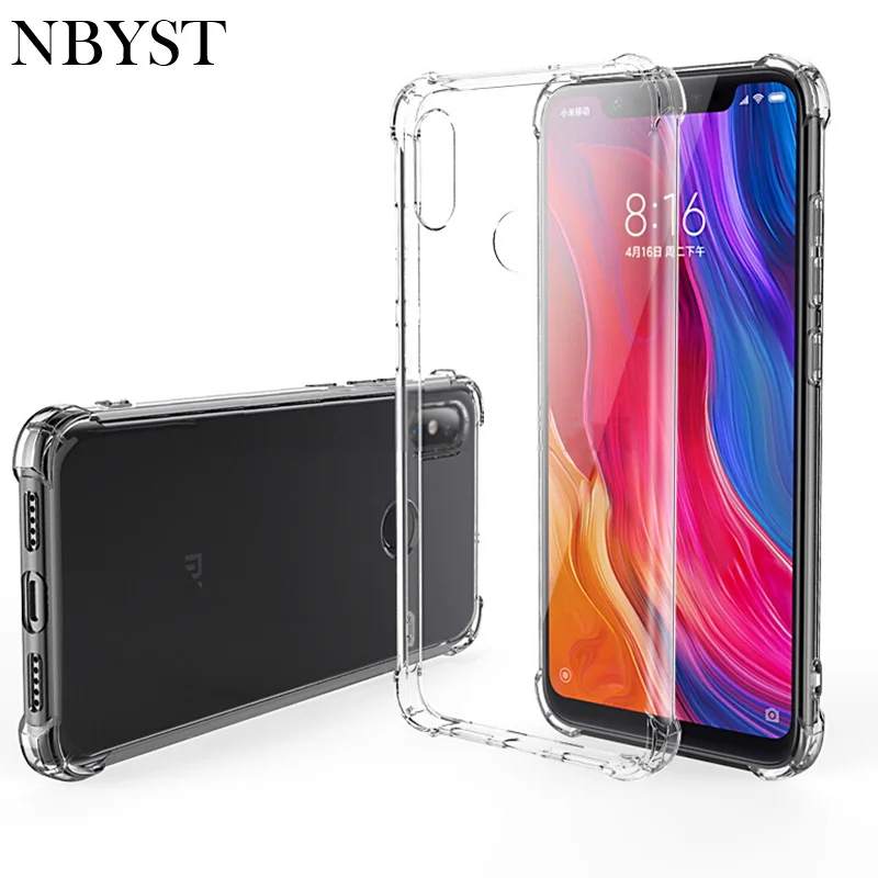 Clear Airbag Anti-shock Case For Xiaomi Redmi 7A 8A 5 Plus S2 Note 8T 4 4X 6 7 8 Pro 5A Prime Mi 6X A2 Lite 5X A1 Back Cover |