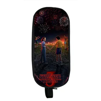 

2019 Stranger Things 3 Double Layer Pencil Case Kids Pencilbag Fashion Kids Gifts Pencil Holder Students Boy Girl Stationery Bag