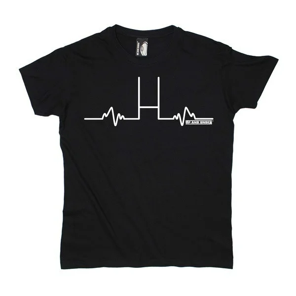 

Gothic Up and Under PREMIUM Men's Rugby Goal Posts Pulse T-SHIRT / Fashion for Him Clothing Funny Accessories(S-XXXL)