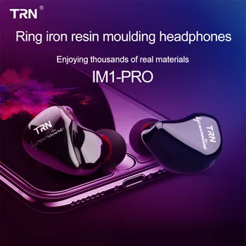 

TRN IM1 EarHIFI Eight-Unit Ring Iron Phone Subwoofer Wired With Mic Sports Waterproof Earbuds Wireless in-ear Headset #YL10
