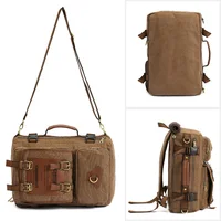 Men Climbing Camping Hiking Hunting Sports Bag vintage canvas laptop backpack Treakking Rucksack Tactial Backpacks 2