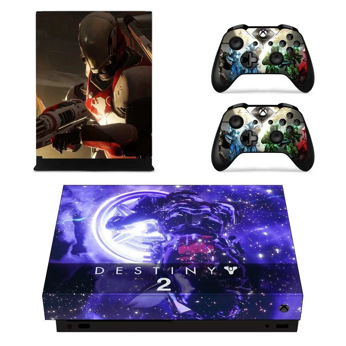Игра Destiny 2 Полный лицевой панели кожи консоли и наклейка на контроллер для Xbox One X консоли+ контроллер кожи стикер
