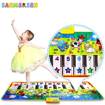 

Baby Musical Mat Music Keyboard Carpets Toy Rug Piano Play Mat Touch Melody Musical Instrument Educational Toys Gift For Kids