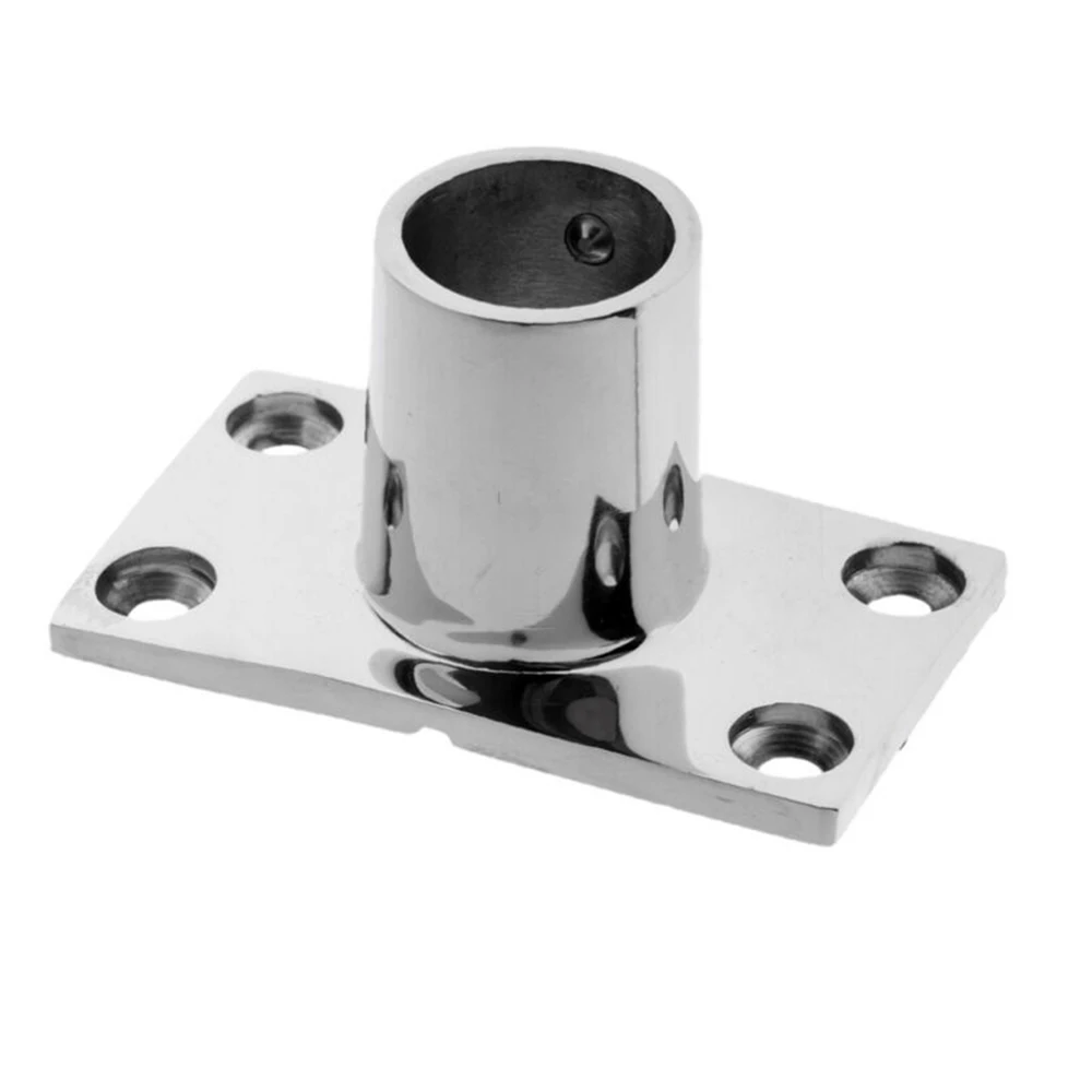 30-60 90 Degree 1 Inch Rectangular Base-Marine 316 Stainless Steel Boat Hand Rail Fitting