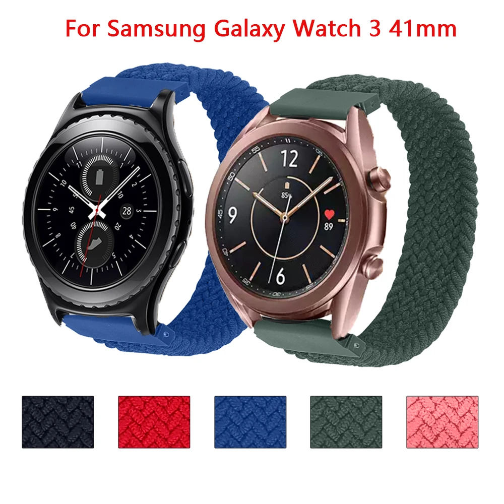 Ремешок для смарт-часов Samsung Galaxy Gear S2 нейлоновый 20 мм 42 3 41 Active 2 40 44 |