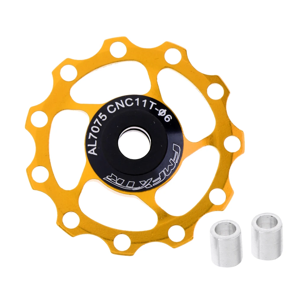 Mountain Road Bike Jockey Wheel Bicycle Rear Derailleur Guide Pulleys 11T Sealed Bearings