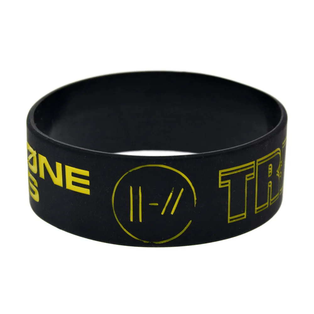 Silicone Bracelet 1 Inch Bracelet Band Sports Bracelets man women jewelry