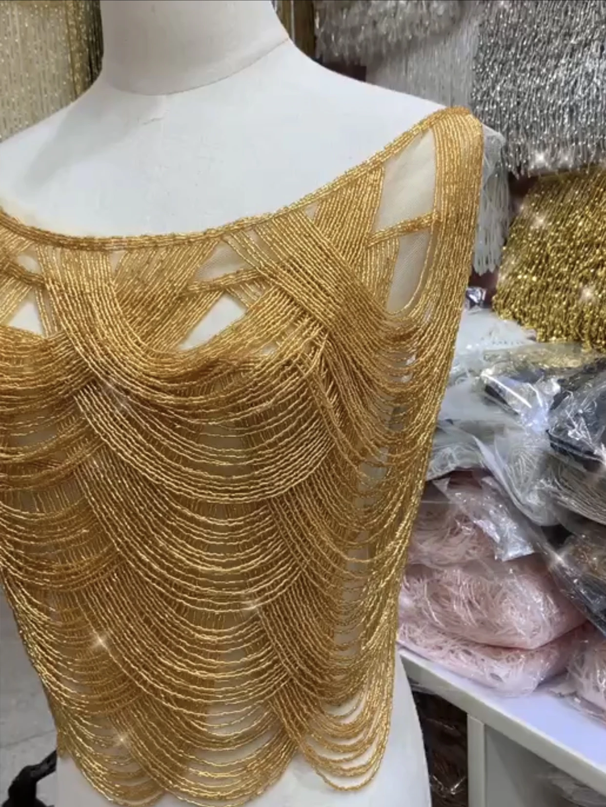 Ожерелье ручной работы с бусинками 3D желтая Кружевная аппликация шитье из кружева мотив ручной работы аксессуары для костюма свадебное платье лифы