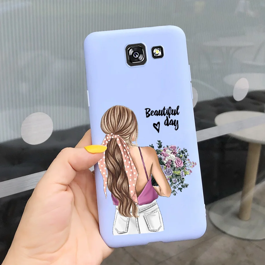 iphone pouch For Samsung J4 Plus Case For Samsung J4 2018 Cover Matte TPU Daisy Phone Case For Samsung Galaxy J4 Plus J4+ J4 2018 Soft Fundas cell phone dry bag Cases & Covers